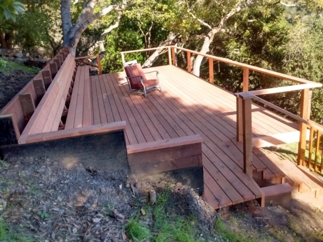 Redwood Deck & Stairs - Big Creek Lumber