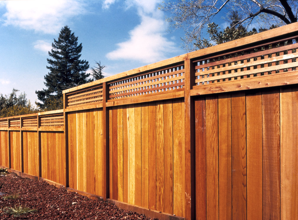 redwood fence